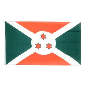 Drapeau    Burundi  la Toile polyester 140cm × 90cm Maroc – Drapeau Officiel Premium