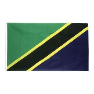 Drapeau    Tanzanie la Toile polyester 140cm × 90cm Maroc – Drapeau Officiel Premium
